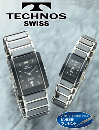 TECHNOS(テクノス)セラミックサファイア ブラック×シルバー(23 TECHNOS(テクノス)セラミックサファイア ブラック×シルバー(23