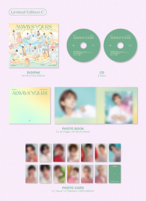 SEVENTEEN／SEVENTEEN JAPAN BEST ALBUM「ALWAYS YOURS」(初回限定盤C) e通販.com