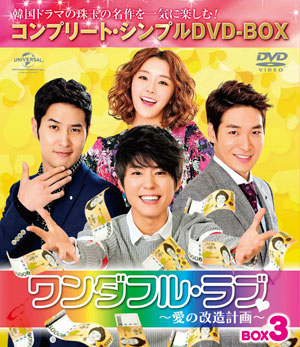 ワンダフル・ラブ～愛の改造計画～ DVD-BOX3 <コンプリート・シンプルDVD-BOX5000円シリーズ>【期間限定生産】 e通販.com