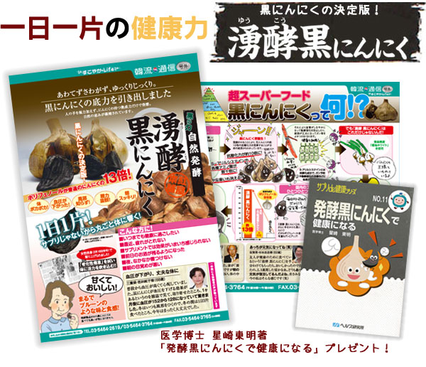 湧酵（ゆうこう）黒にんにくカタログ(06-9000） e通販.com